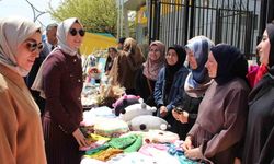 Üniversite öğrencilerinin yıl boyunca yaptıkları el emeği ürünleri görücüye çıktı