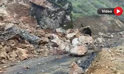 Şemdinli’de Alan Köyü yolunda Heyelan: Yol ulaşıma kapandı