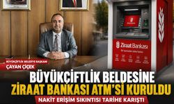 Büyükçiftlik Beldesine Ziraat Bankası ATM’si Kuruldu