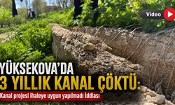 30 Yıllık Kanal Dayandı, 3 Yıllık Kanal Çöktü: Örnekköy’de Köylüler Susuz Kaldı