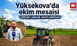 Yüksekova’da ekim mesaisi başladı, çiftçiler yüksek verim bekliyor