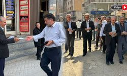 Yüksekova’da Van’daki Özgürlük Mitingi için broşür dağıtıldı