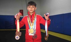 11 yaşındaki karateciden 22 madalyalık başarı