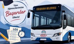 Yüksekova Belediyesi duyurdu: LGS günü tüm vatandaşlara ulaşım ücretsiz