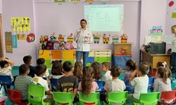Hozat’ta miniklere sağlık eğitimi verildi