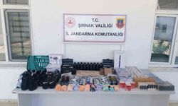 Şırnak’ta jandarmadan kaçakçılığa büyük darbe: 8 milyon liralık kaçak ürün ele geçirildi