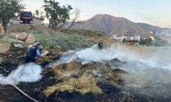 Hakkari’de ot yangını
