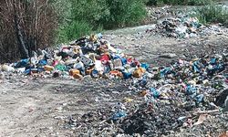 Esendere'de Dere Kenarına Dökülen Çöpler Tepki Topladı