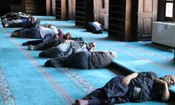 Cami içindeki görüntü şaşırttı