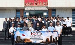 Ağrı’dan tarih ve değerler yolculuğuna ilk öğrenci kafilesi uğurlandı