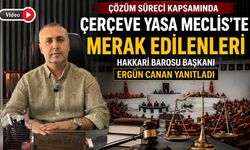Çerçeve Yasa Nedir, Kimleri Kapsıyor? Hakkari Barosu Başkanı Canan Yanıtladı