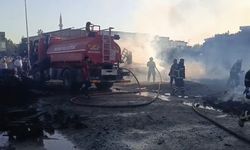 Batman’da palet üretim tesisinde korkutan yangın