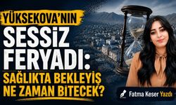 Yüksekova'nın Sessiz Feryadı: Sağlıkta Bekleyiş Ne Zaman Bitecek?