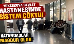 Yüksekova Devlet Hastanesi'nde Sistem Çöktü: Vatandaşlar Saatlerce Bekledi