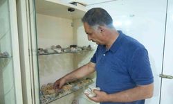 Çobanlık yaparken başlayan taş merakı 40 yıllık koleksiyona dönüştü