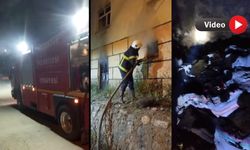 Yüksekova’da korkutan yangın