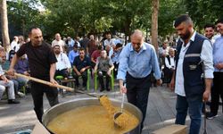Siverek’te unutulmaya yüz tutmuş bulgur kaynatma geleneği yaşatıldı