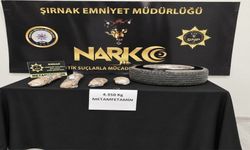 Şırnak’ta stepneye gizlenmiş 4 kilo metamfetamin ele geçirildi