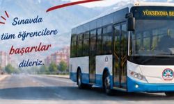 Yüksekova Belediyesi’nden KPSS adaylarına ücretsiz ulaşım desteği