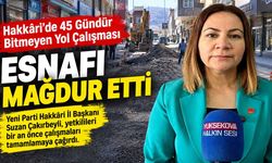 Hakkâri’de 45 Gündür Bitmeyen Yol Çalışması Esnafı Mağdur Etti