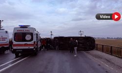 Yüksekova’da okul servisi devrildi: 3 öğrenci yaralandı