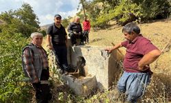 30 Yıl Sonra Köylerine Döndüler! İlk İşleri Su Hattını Yenilemek Oldu