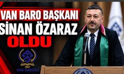 Van Baro Başkanı Sinan Özaraz Oldu