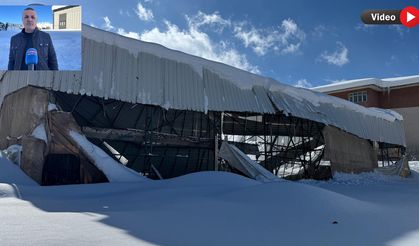 Yüksekova'da halı sahalarda meydana gelen çökme işletmecileri mağdur etti