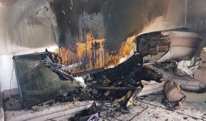 Hakkari’de ev yangını