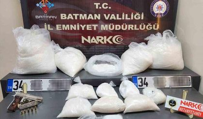 Batman’da uyuşturucu operasyonu: 50 kilo metamfetamin ele geçirildi