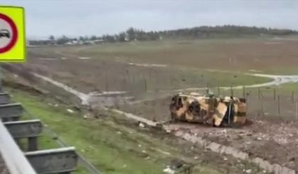 TAG Otoyolu’nda kontrolden çıkan askeri araç devrildi: 10 asker yaralandı