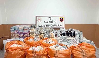 Van’da 4 milyon 100 bin lira değerinde gümrük kaçağı malzeme ele geçirildi