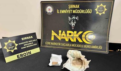 Şırnak’ta çocuk bezine gizlenmiş eroin ele geçirildi: 1 gözaltı