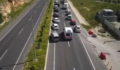 Trafikte fermuar sistemiyle ambulanslara hızlı geçiş hedefleniyor