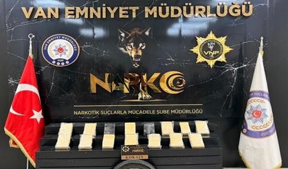 Van’da narkotik operasyonu: 16 kilo kokain ele geçirildi