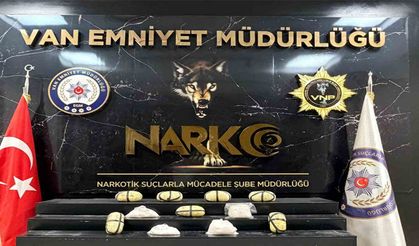 Van’da 10 kilo 260 gram metamfetamin ele geçirildi