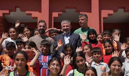 Ağrı’da 14 kütüphane hizmete açıldı, yeni okul projesinin temeli atıldı