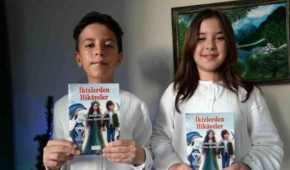 5 bine yakın kitap okuyan 10 yaşındaki ikizler yazar oldu