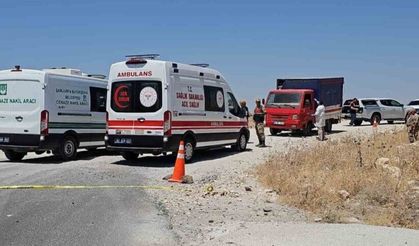 Şanlıurfa’da bir şahıs kamyonette silahla vurulmuş halde bulundu