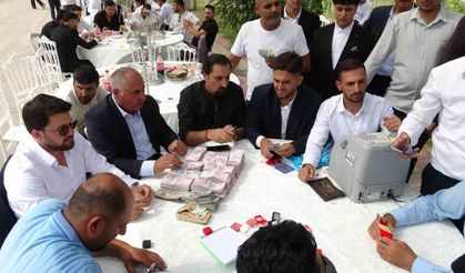 Van’da damada yaklaşık 20 milyon TL, geline kilolarca altın takıldı