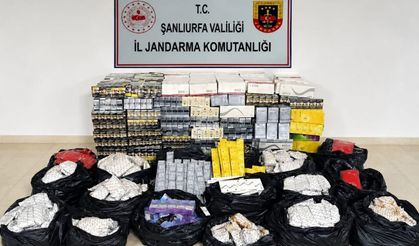 Şanlıurfa’da 2 milyon liralık kaçakçılık operasyonu