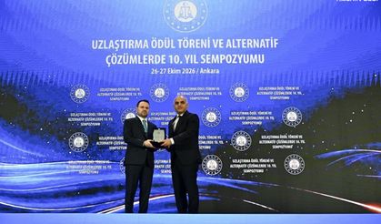 Van Cumhuriyet Başsavcısı Osman Kara’ya ‘Uzlaştırma Başarı Ödülü’