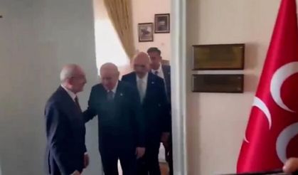 TBMM'de sürpriz görüşme! Bahçeli, Kılıçdaroğlu'nu ağırladı