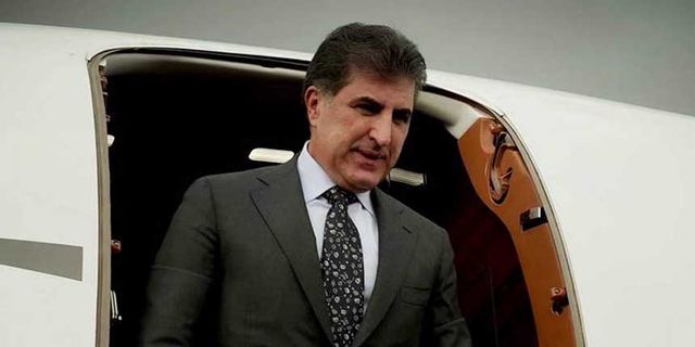 Başkan Neçirvan Barzani Ankara'ya ulaştı