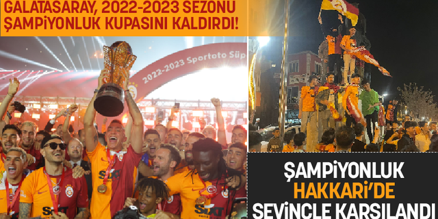 Hakkari'de Galatasaray coşkusu!