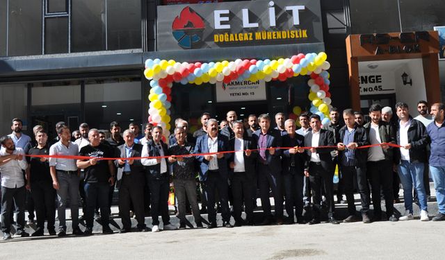 Yüksekova'da ‘Elit Doğalgaz & Mühendislik’ hizmete açıldı