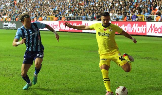 Adana Demirspor-Fenerbahçe mücadelesinden gol sesi gelmedi