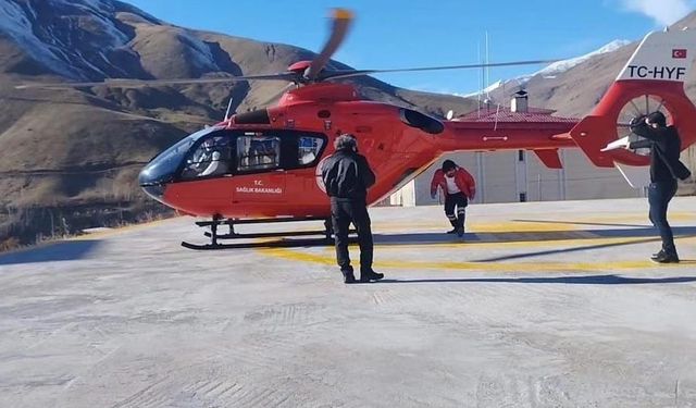 Van’da 2023 yılında 164 hasta ambulans helikopterle taşındı
