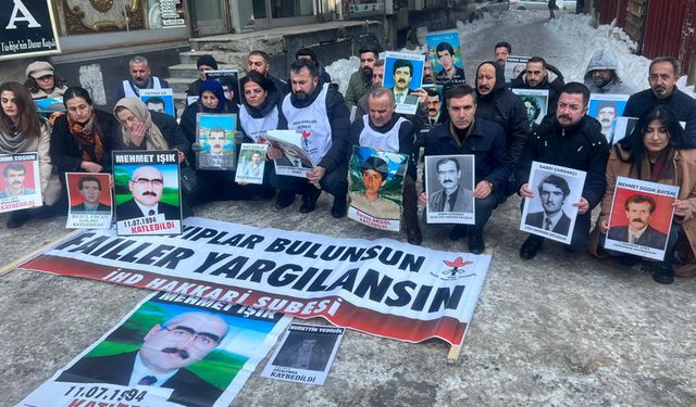 Yüksekova'da İHD ve kayıp yakınları, Mehmet Işık için adalet istedi