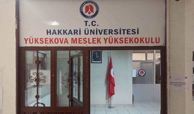 Yüksekova Meslek Yüksekokulunda 3 yeni bölüm açıldı